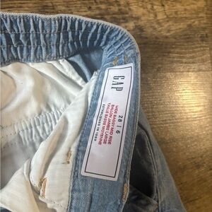 GAP Womens Denim cargo Jeans in Light Blue